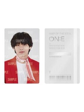 MOTS (MAP OF THE SOUL) ON:E BTS V CARD TICKET - BRAND NEW, SEALED